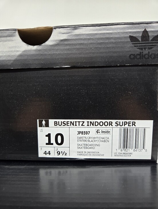 adidas Men\'s Busenitz Indoor JP8597 Super Earth Strata White Shoes Size 10 main image 6